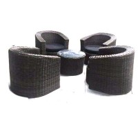 Black Plastic New Modal Outdoor Sofa