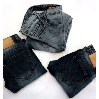 Slim Fit Faded Denim Jeans