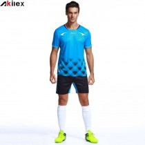 Custom Stripe Print Men Soccer Jersey Soccer Uniforms