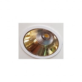 12W Gold Rim LED COB Light