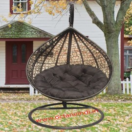 Brown Outdoor Hanging Swing Chair