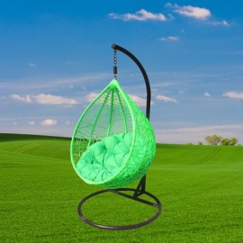 Green Outdoor Hanging Swing Chair