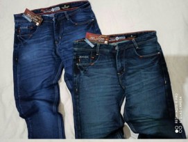 High Bound Boys Slim Fit Green Blue Denim Jeans