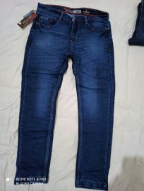 High Bound Boys Slim Fit Green Blue Denim Jeans