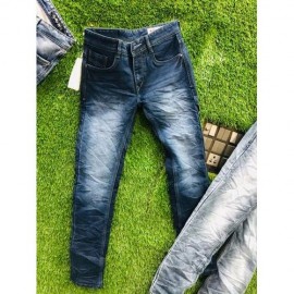 Slim Fit Faded Denim Jeans